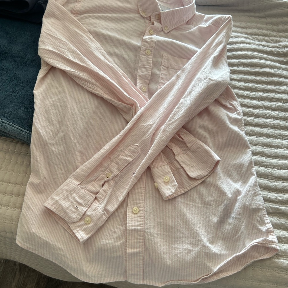 Goodfellow & Co Light Pink Oxford Button-Up